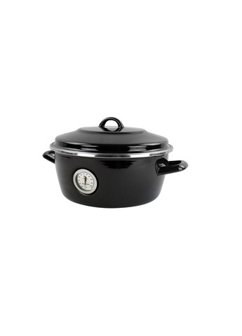 Кастрюля-жаровня с крышкой и термометром Dutch Oven 26 см, 5 л (2111692) Черная Vitrinor (334005991)