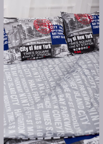 Комплект постільної білизни сімейний 143х210х2 наволочки 2х50х70 Бязь Gold Люкс (MS-820001237) Moon&Star New York (285717117)