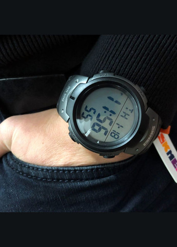 Годинник наручний чоловічий SKMEI 1068TN, брендовий чоловічий годинник, годинник чоловічий спортивний. Колір: титан No Brand (359474629)