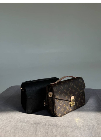 Сумка коричнева Louis Vuitton Pochette Metis Brown жіноча LV на плече Луї Вітон класична крос боді No Brand (361445021)