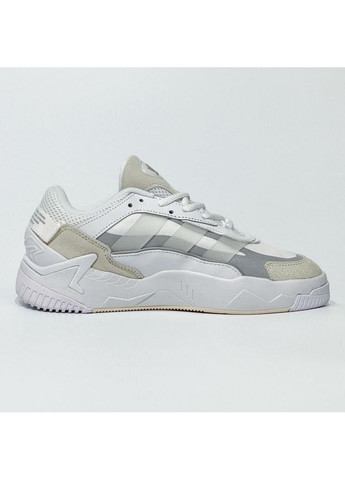 КРОССОВКИ ЖЕНСКИЕ ADIDAS NITEBALL 2 WHITE BEIGE АДИДАС НАЙТБОЛ No Brand бежевые демисезоны (367171240)
