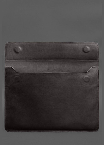 Кожаный чехол-конверт на магнитах для MacBook 15 дюйм Темно-коричневый краст (A-027692) BlankNote (329742987)