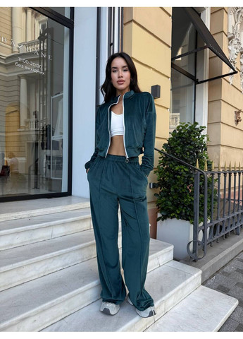 Стильный женский велюровый костюм Україна (358934547)