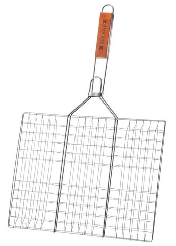 Решітка-гриль Подвійна хромована решітка BQ-030 Grill Me (316441506)