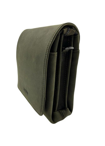 Сумка барсетка мужская из натуральной кожи нубук оливковая (Д/Ш/В) 20/8/24(см) Karya (365815618)