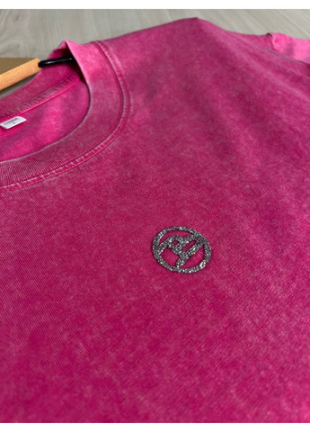 Футболка жіноча A-N 26089 тай-дай оверсайз з камінчиками літера B No Brand - (333251727)