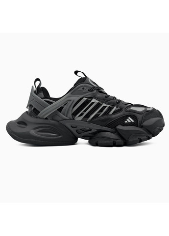 Черные демисезонные кроссовки мужские adidas vento xlg deluxe black адидас венто xlg делюкс No Brand