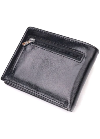 Компактний затиск для грошей із натуральної гладкої шкіри 19416 st leather (331910006)