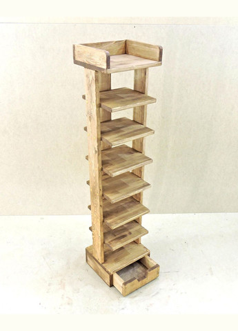 Полка для обуви из дерева Бувре 8 мускат (ПДО-801907) No Brand (327868615)