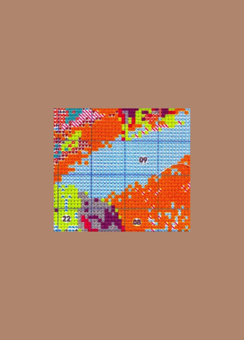 Набір для вишивання за нанесеною на канву схемою "The Alps". AIDA 14CT printed, 16*38 см Joy Sunday (313614353)