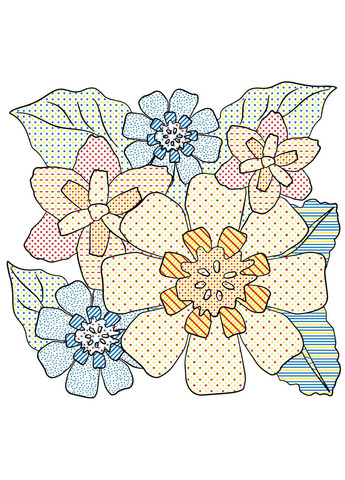 Водяна розмальовка Квіти, 8 сторінок () Кристал Бук F00026498 (361305591)