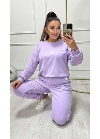 Прогулочный женский костюм из ангоры лилового цвета 36095 Fashion (370603845)