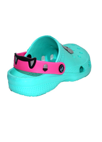 Бирюзовые сабо Jose Amorales