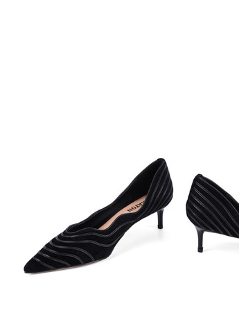 MIRATON Жіночі Туфлі 5558-302-15 Чорний Велюр чорний з текстиль, китай — демісезон (327538841)