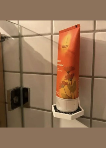 Держатель для шампуня мыла и геля для душа для ванной комнаты настенный / Подставка в душевую кабину UA3D (303629314)