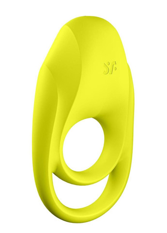 Эрекционное кольцо с вибрацией Spectacular Duo желтое Satisfyer (303895191)