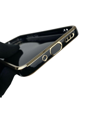 Чехол для Redmi 10A с кольцом MagSafe с золотой окантовкой на сяоми редми 10а черный gs1 Xiaomi (366230477)