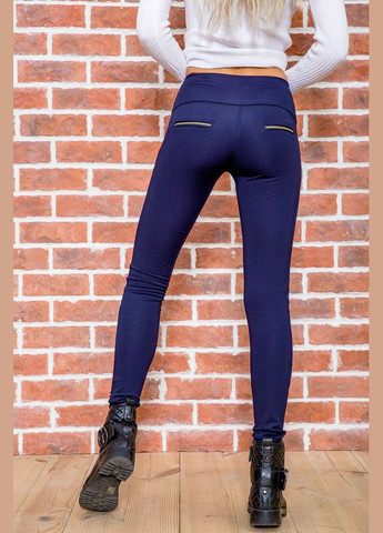 Лосини зі вставками із шкірзаму, темно-синього кольору, Ager (315317631)