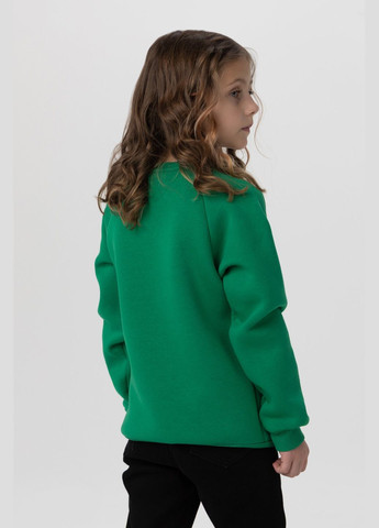 Mago світшот однотонний дитячий t360 104 см (2000990168900w) shop (2000990168900) однотонний зелений повсякденний