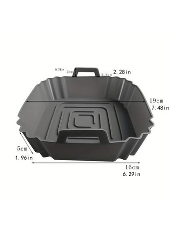 Силиконовая форма для аэрогриля мультипечи ребриста REN-45 16.5 см серый No Brand (334314591)