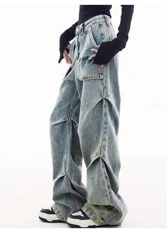 Джинси для жінок у стилі хіп-хоп ХXS/XS No Brand - (373005119)