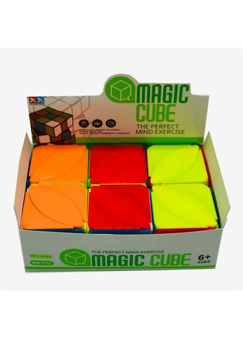 Кубик Рубіка 5.5 см, головоломка-трансформер із кольоровими гранями, розвивальна іграшка No Brand (369365687)