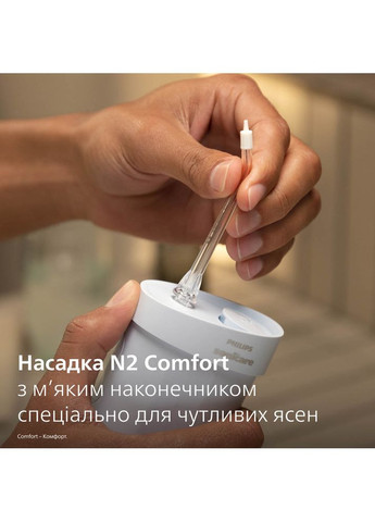 Насадки для іригатора Sonicare HX3072/00 Compact Flosser 1000 Philips (363838014)