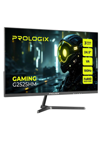 Монітор Gaming 24.5" G2525HM VA Black 180Hz Prologix (362215439)