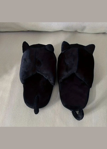 Тапочки домашні жіночі Котики чорні No Brand (304422008)