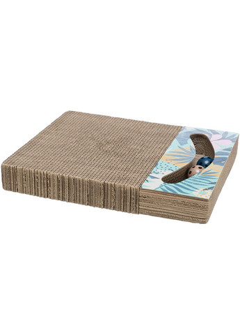 Когтеточка з двома кульками картон 38х5х30 см (4011905480060) Trixie (332880404)