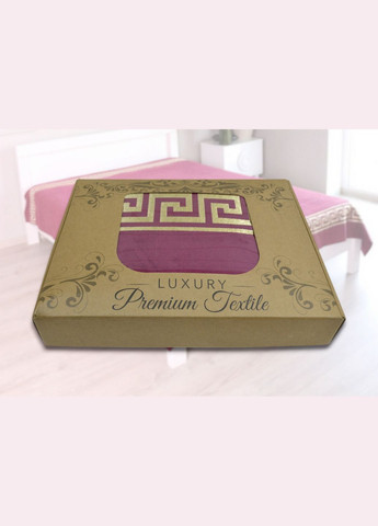 Махрове покривало 200х215см (Піке) Бордове Kayra (318382355)