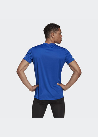 Синя спортивна футболка adidas