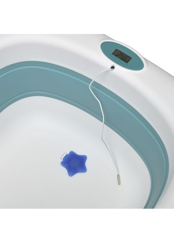 Ванночка T-CONTROL детская, с термометром, силикон, складная, 87-51-23 El Camino (368559570)