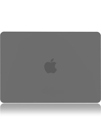 Чохол-накладка для MacBook Pro 16.2" A2485 A2780 A2991 M1 M2 M3 Max сірий матовий пластик Matte grey Hardshell (370802895)