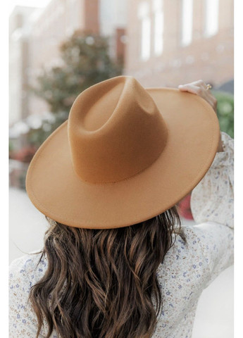 Капелюх Федора з широкими полями 9,5 см унісекс з регулюванням розміру No Brand (362355777)