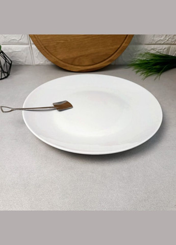 Тарілка плоска для піци порцелянова HLS 350 мм No Brand (366818219)