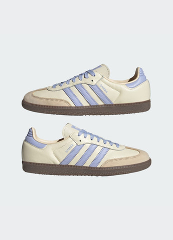 Кроссовки Samba OG adidas белые всесезоны (319382890)