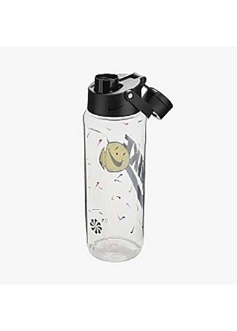 Пляшка TR RENEW RECHARGE STRAW BOTTLE 24 OZ Грфічний прозорий, Чорний Уні 709 мл Nike (333957363)