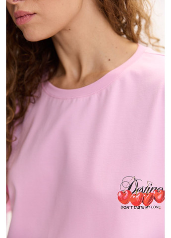 Жіноча футболка оверсайз з принтом Don`t taste my love Arjen - (350888331)