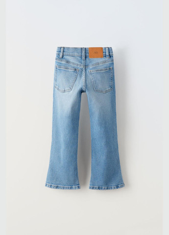 Голубые подростковые джинсы для девочки flare fit 5252/600 голубой Zara