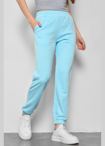 Спортивні штани жіночі блакитного кольору Let's Shop (291683283)