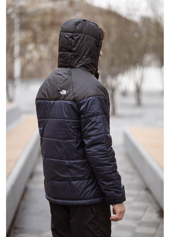 Темно-синяя куртка крепкая, водонепроницаемая ткань полномерные размеры No Brand