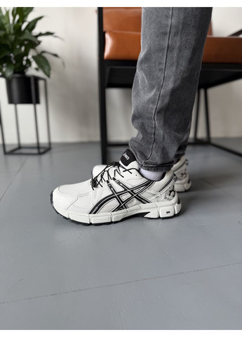 Чорні Осінні кросівки чоловічі asics gel-kahana 8 white black gore-tex асікс гель кахано No Brand