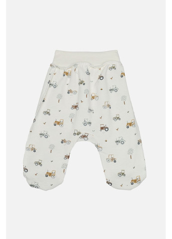 Sweet Mario ползунки для мальчика цвет молочный cb-00287495 молочный футер производство - Украина