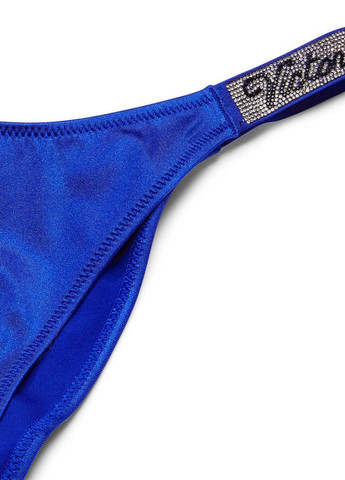 Синий демисезонный купальник shine strap sexy tee pushup bikini top раздельный 70c/m синий Victoria's Secret