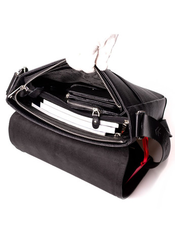 Чоловіча сумка 6228-18-1 шкіряна чорна Eminsa (261481775)