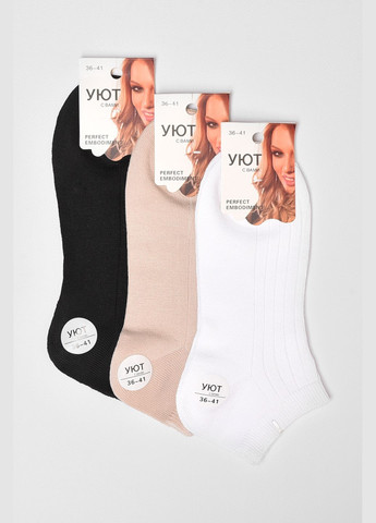Набір шкарпеток жіночих спортивних 3 шт Let's Shop (292802715)