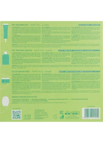 Echosline B. Pur The Purifying - Набір (mud/150ml + sch/385ml + h/mask/250ml + glove/1pcs) Набор (2-958228) — Крем, Італія (380105013)