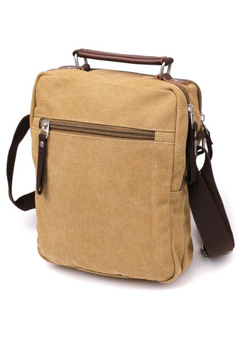 Сумка вертикальна текстильна 20154 Хакі Vintage (298567983)