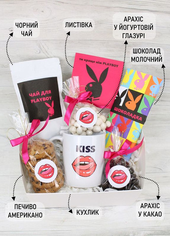 Подарочный бокс на День рождения "Playboy" другу, парню, мужчине (8-1375) Кукумбер (324416368)